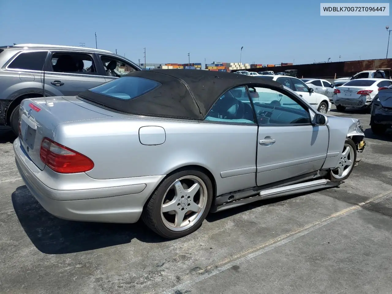 2002 Mercedes-Benz Clk 430 VIN: WDBLK70G72T096447 Lot: 60435555