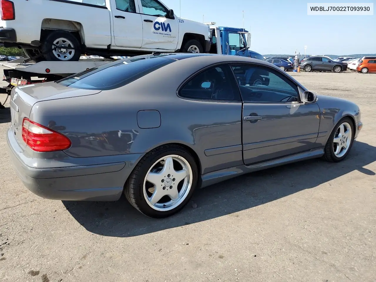 2002 Mercedes-Benz Clk 430 VIN: WDBLJ70G22T093930 Lot: 61602145