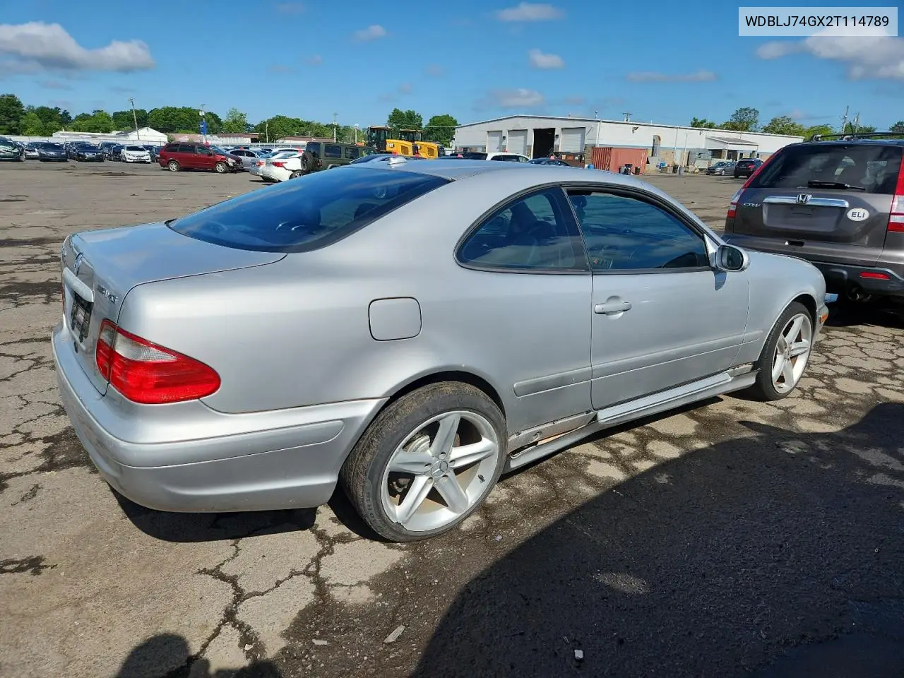 2002 Mercedes-Benz Clk 55 Amg VIN: WDBLJ74GX2T114789 Lot: 65014105