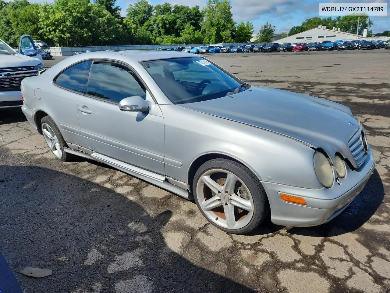 2002 Mercedes-Benz Clk 55 Amg VIN: WDBLJ74GX2T114789 Lot: 65014105