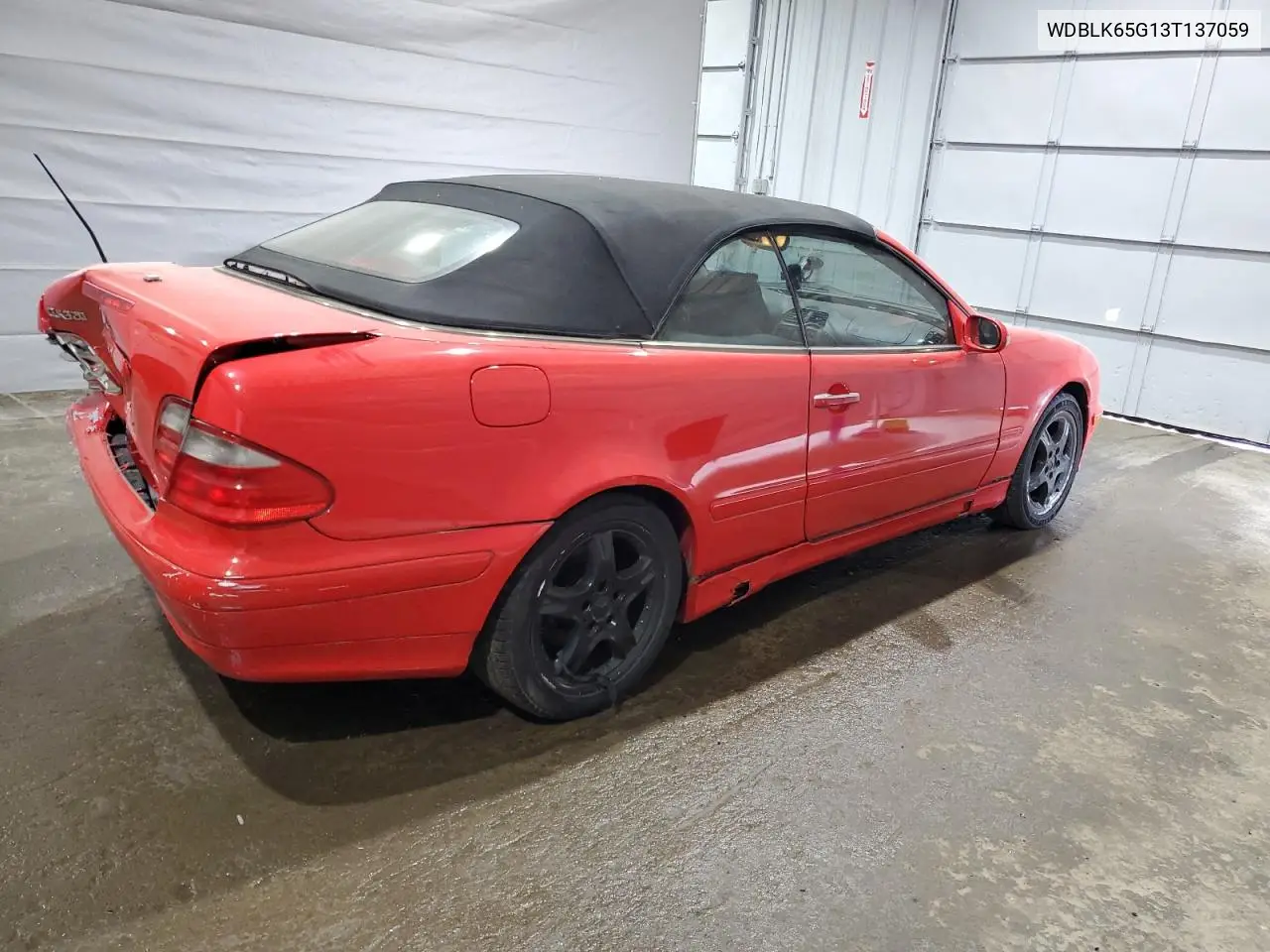 2003 Mercedes-Benz Clk 320 VIN: WDBLK65G13T137059 Lot: 59420995
