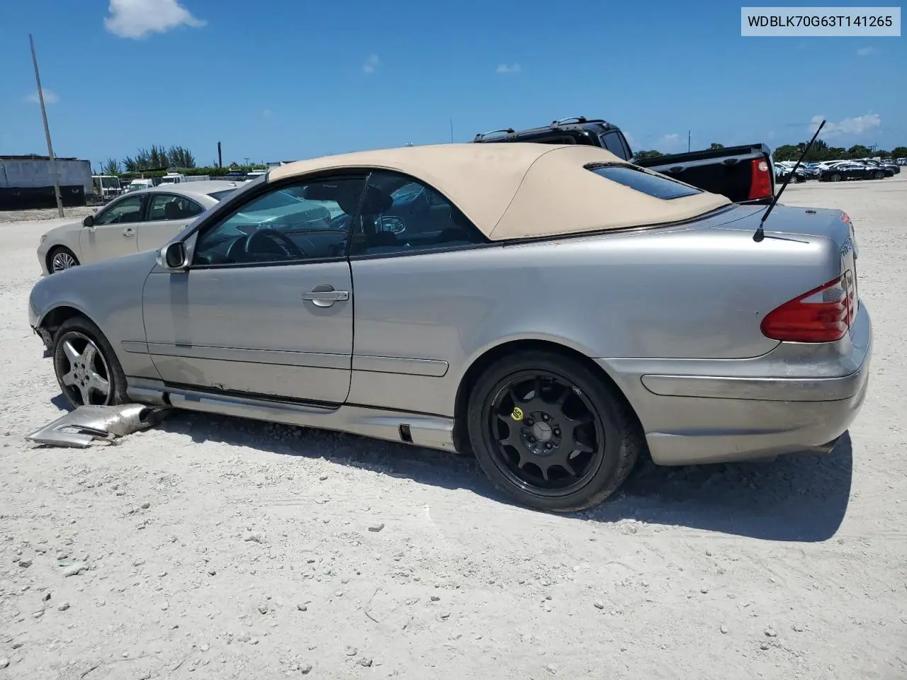 2003 Mercedes-Benz Clk 430 VIN: WDBLK70G63T141265 Lot: 61462795