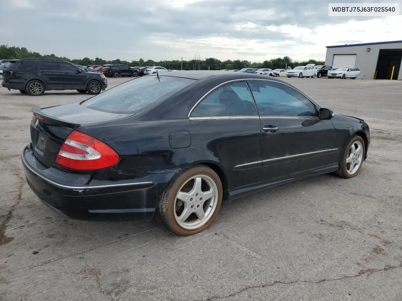 2003 Mercedes-Benz Clk 500 VIN: WDBTJ75J63F025540 Lot: 62676435