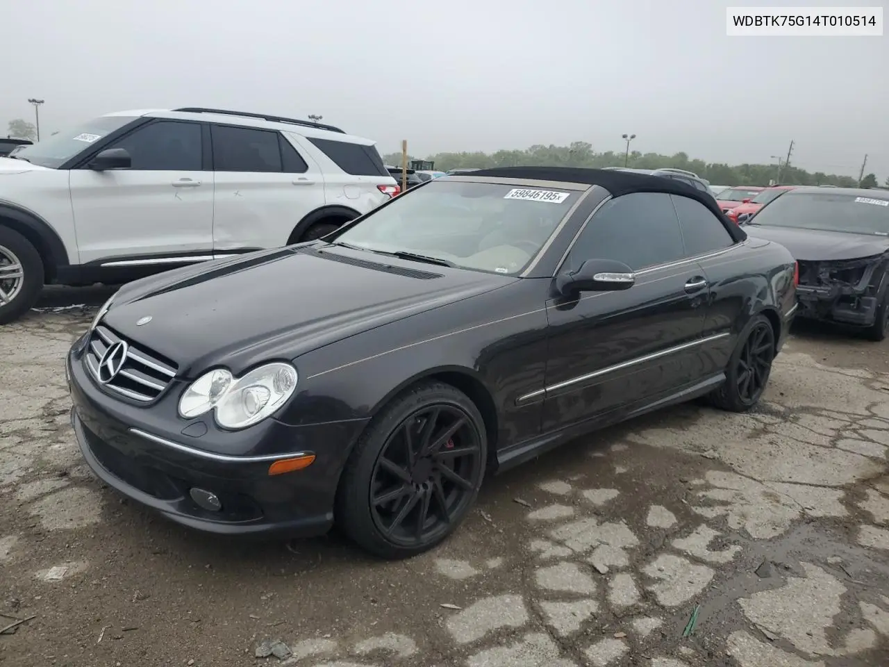 2004 Mercedes-Benz Clk 500 VIN: WDBTK75G14T010514 Lot: 59846195