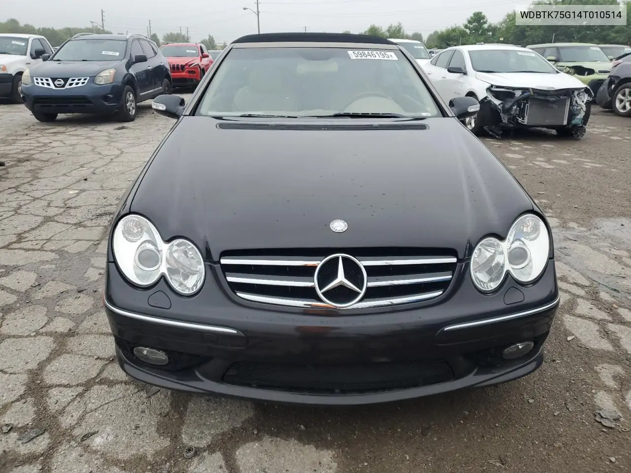 2004 Mercedes-Benz Clk 500 VIN: WDBTK75G14T010514 Lot: 59846195
