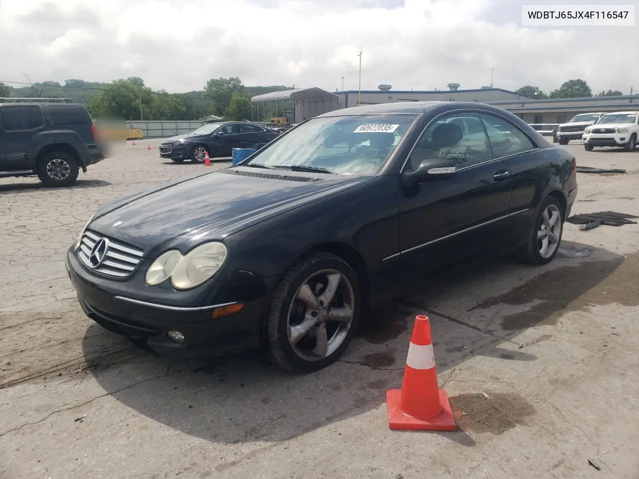 2004 Mercedes-Benz Clk 320C VIN: WDBTJ65JX4F116547 Lot: 60922035