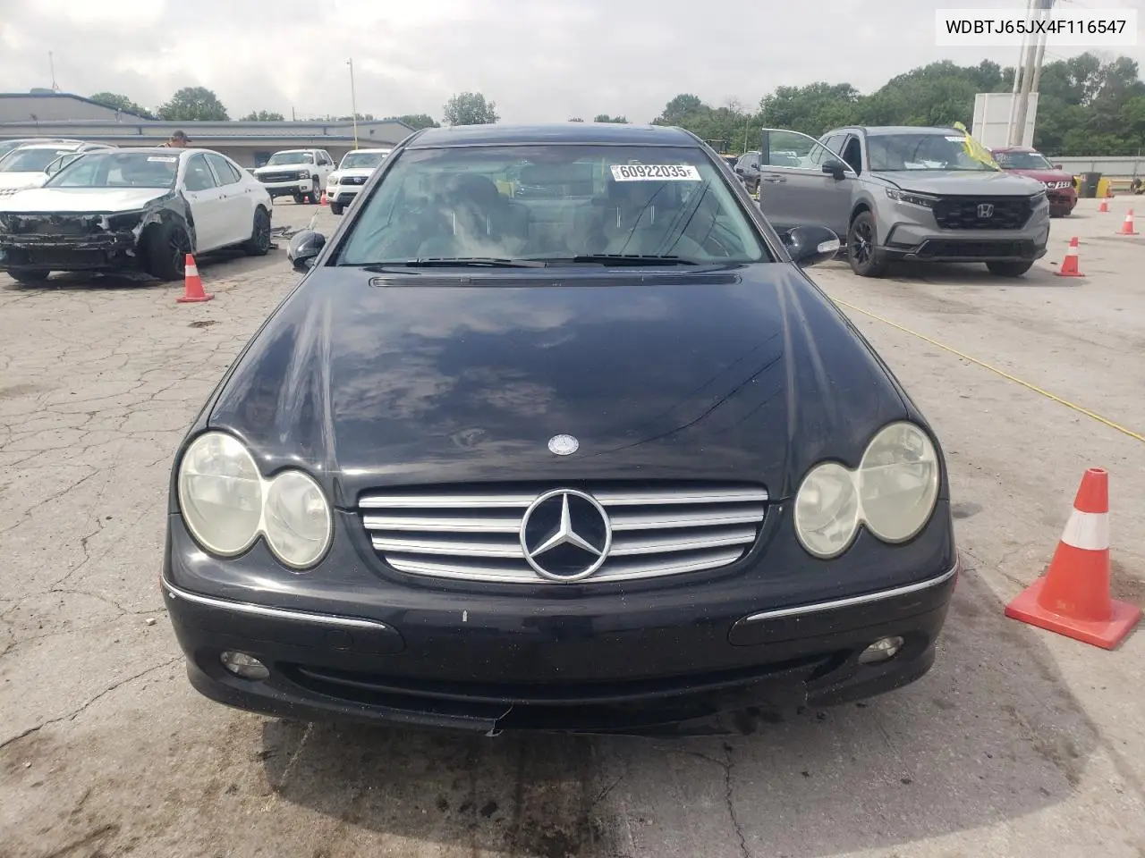 2004 Mercedes-Benz Clk 320C VIN: WDBTJ65JX4F116547 Lot: 60922035