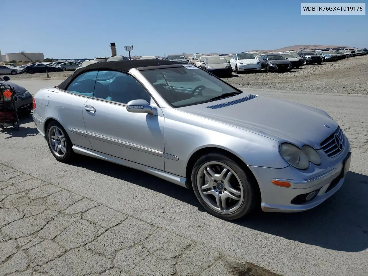 2004 Mercedes-Benz Clk 55 Amg VIN: WDBTK76GX4T019176 Lot: 61093555