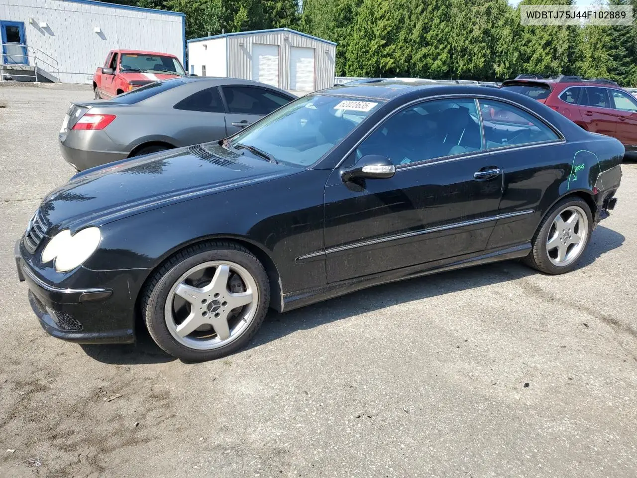 2004 Mercedes-Benz Clk 500 VIN: WDBTJ75J44F102889 Lot: 62023635