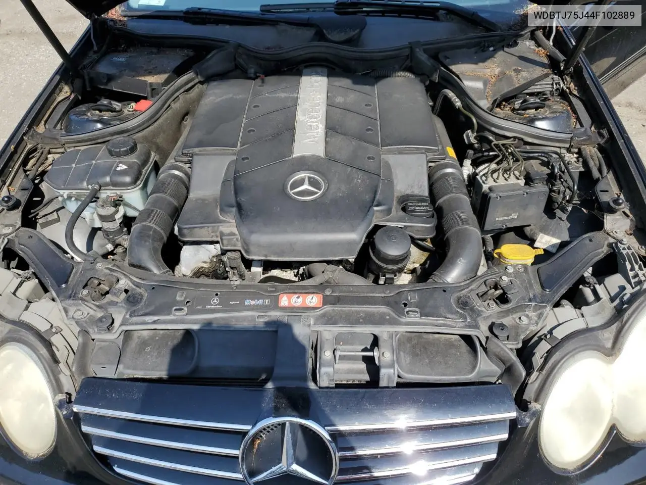 2004 Mercedes-Benz Clk 500 VIN: WDBTJ75J44F102889 Lot: 62023635