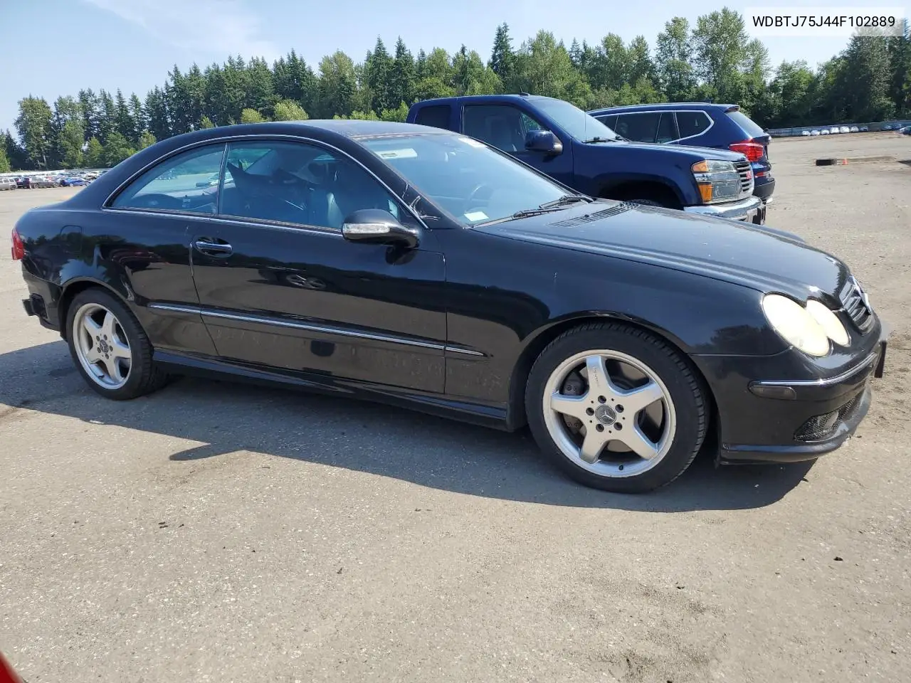 2004 Mercedes-Benz Clk 500 VIN: WDBTJ75J44F102889 Lot: 62023635
