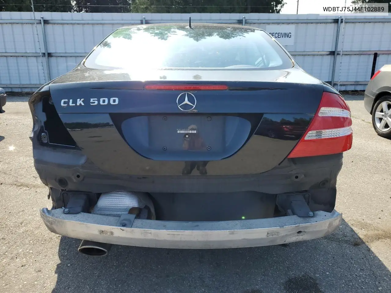 2004 Mercedes-Benz Clk 500 VIN: WDBTJ75J44F102889 Lot: 62023635