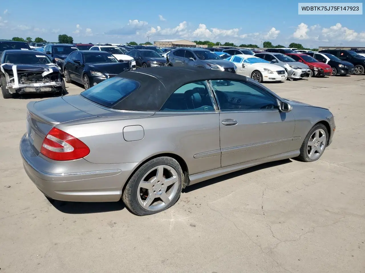 2005 Mercedes-Benz Clk 500 VIN: WDBTK75J75F147923 Lot: 53743485