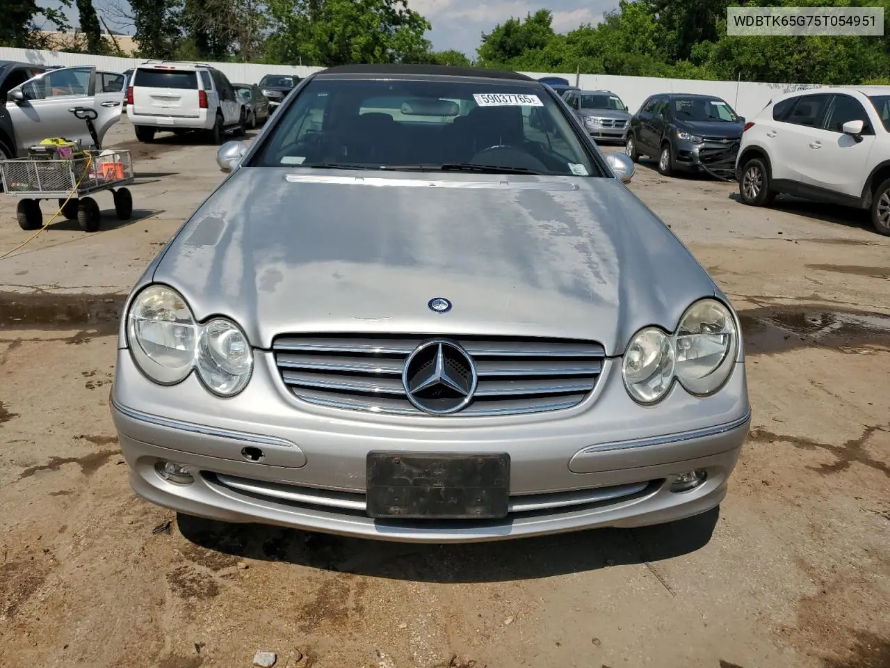 2005 Mercedes-Benz Clk 320 VIN: WDBTK65G75T054951 Lot: 59037765