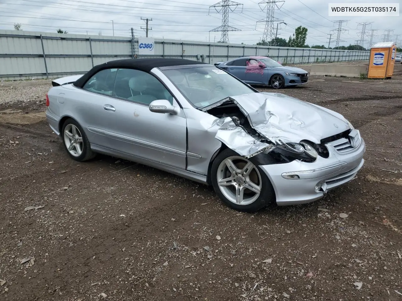 2005 Mercedes-Benz Clk 320 VIN: WDBTK65G25T035174 Lot: 61460795