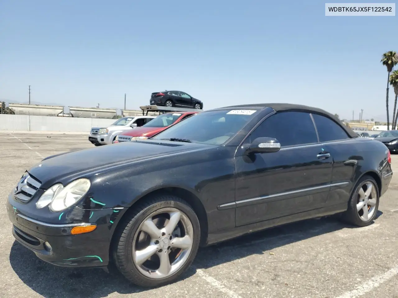 2005 Mercedes-Benz Clk 320 VIN: WDBTK65JX5F122542 Lot: 61609415