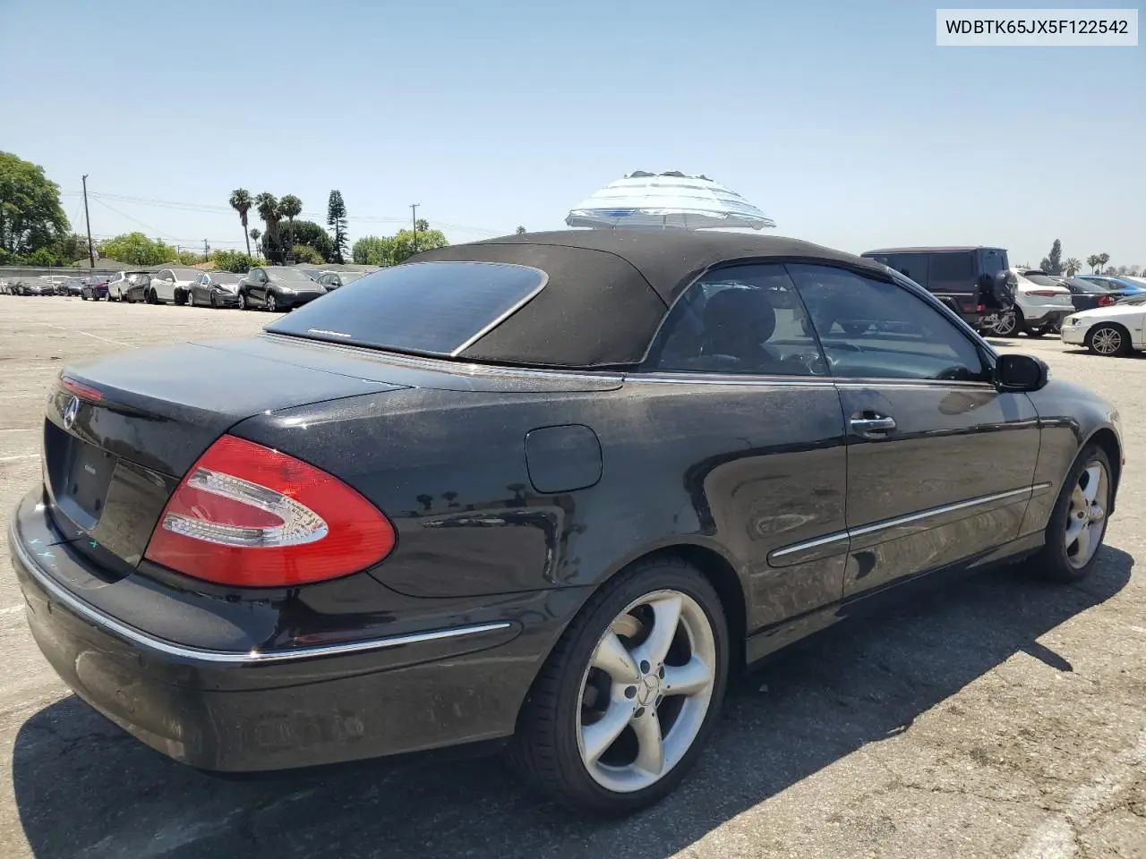 2005 Mercedes-Benz Clk 320 VIN: WDBTK65JX5F122542 Lot: 61609415