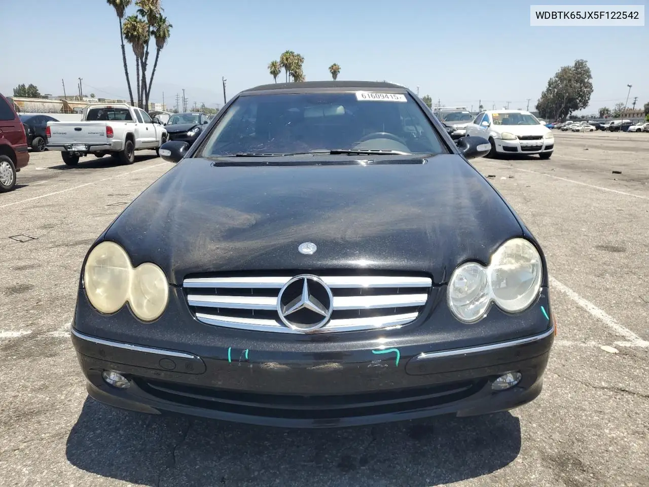 2005 Mercedes-Benz Clk 320 VIN: WDBTK65JX5F122542 Lot: 61609415