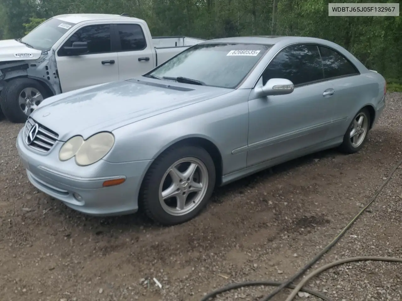 2005 Mercedes-Benz Clk 320C VIN: WDBTJ65J05F132967 Lot: 62660535
