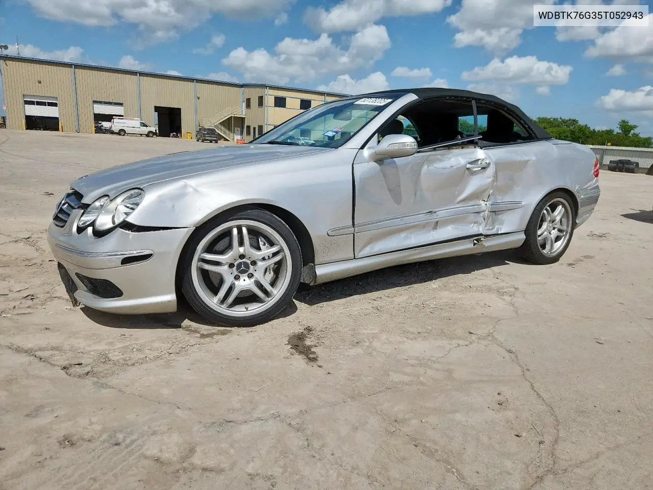 2005 Mercedes-Benz Clk 55 Amg VIN: WDBTK76G35T052943 Lot: 63138205