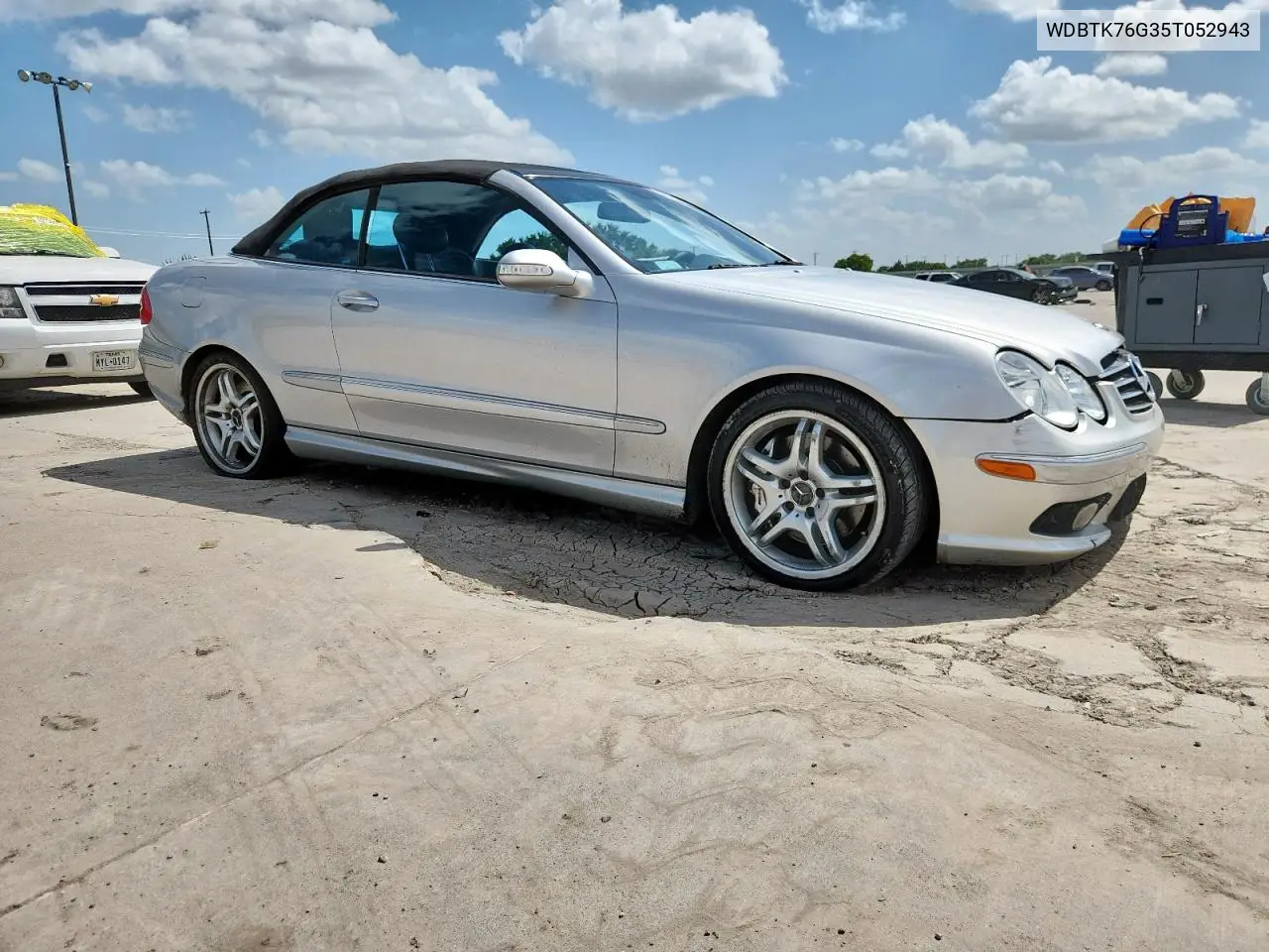 2005 Mercedes-Benz Clk 55 Amg VIN: WDBTK76G35T052943 Lot: 63138205