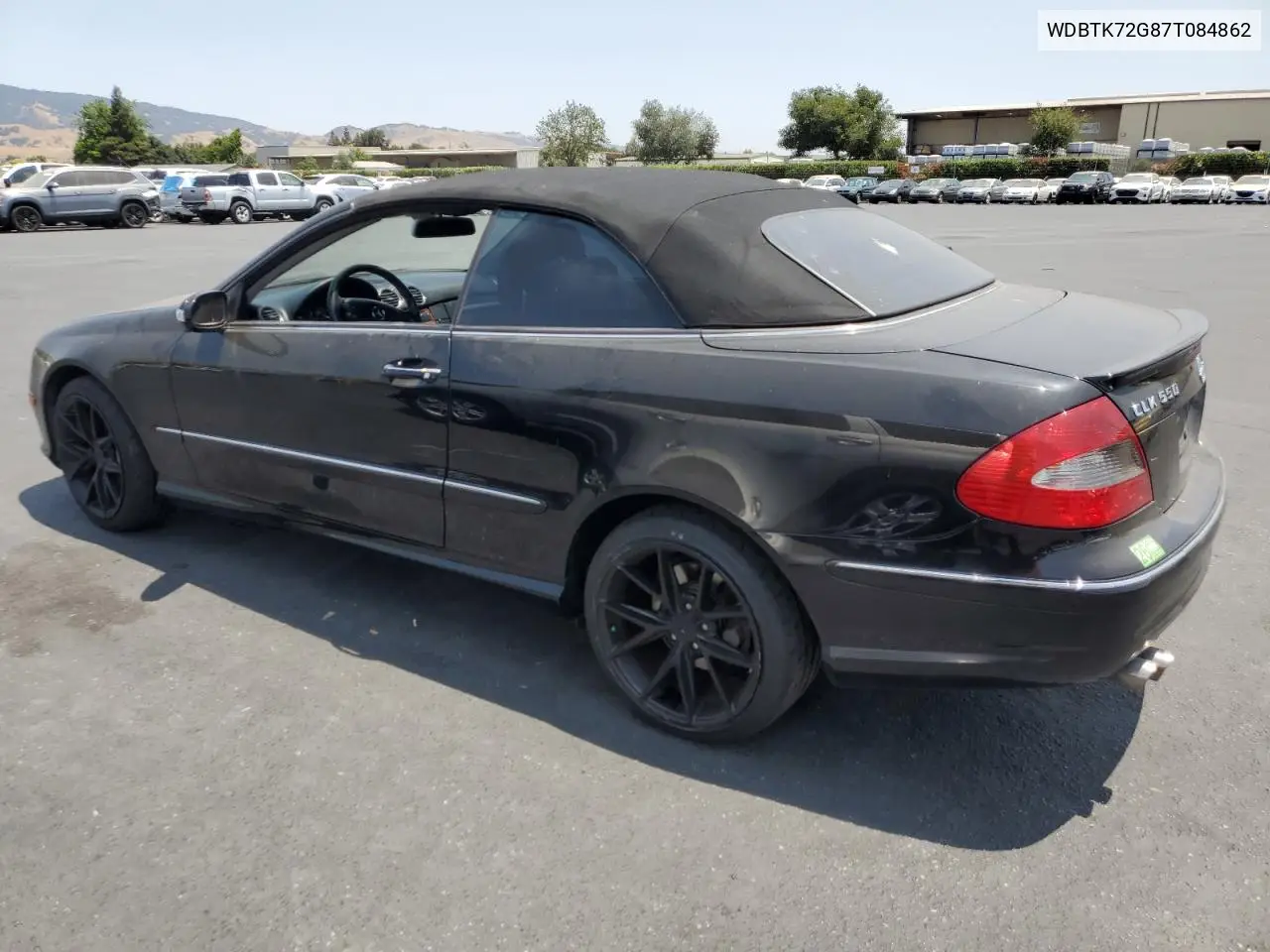 2007 Mercedes-Benz Clk 550 VIN: WDBTK72G87T084862 Lot: 61261515