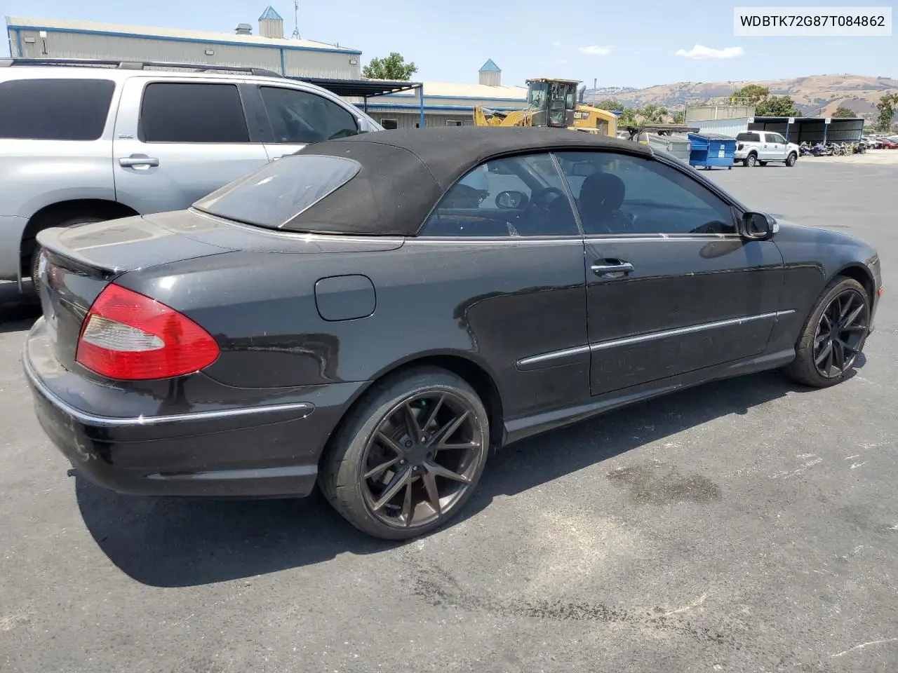 2007 Mercedes-Benz Clk 550 VIN: WDBTK72G87T084862 Lot: 61261515