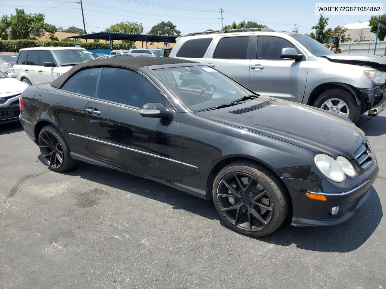 2007 Mercedes-Benz Clk 550 VIN: WDBTK72G87T084862 Lot: 61261515