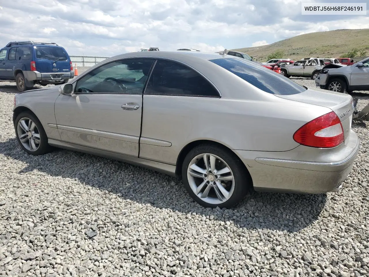 2008 Mercedes-Benz Clk 350 VIN: WDBTJ56H68F246191 Lot: 59578155