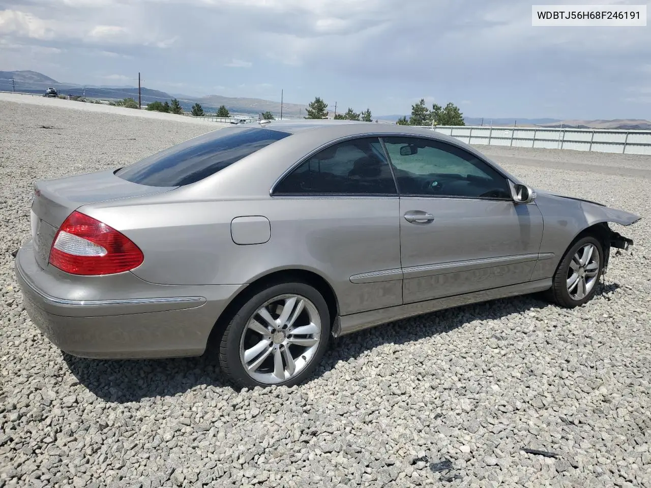 2008 Mercedes-Benz Clk 350 VIN: WDBTJ56H68F246191 Lot: 59578155