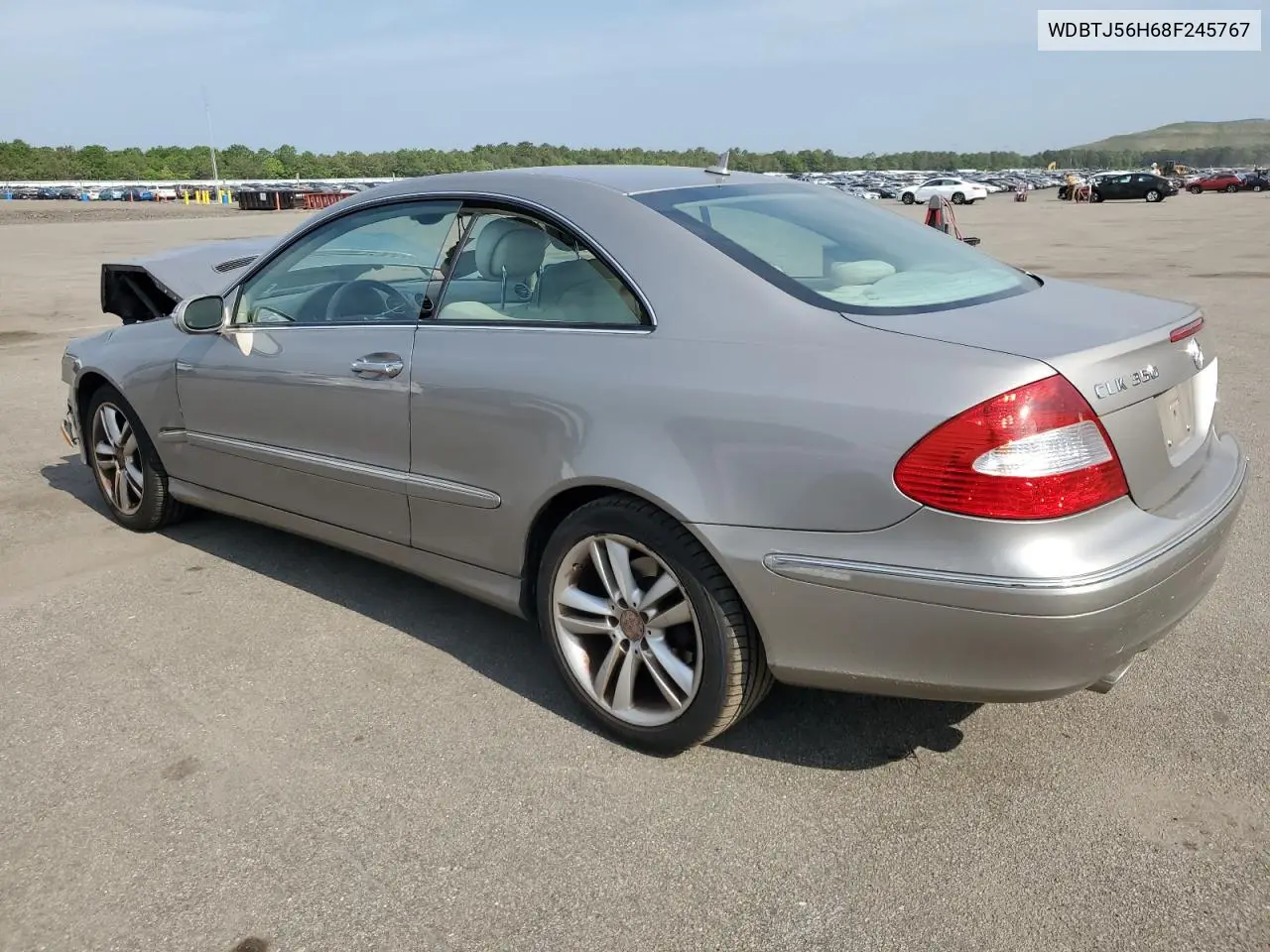 2008 Mercedes-Benz Clk 350 VIN: WDBTJ56H68F245767 Lot: 59721585