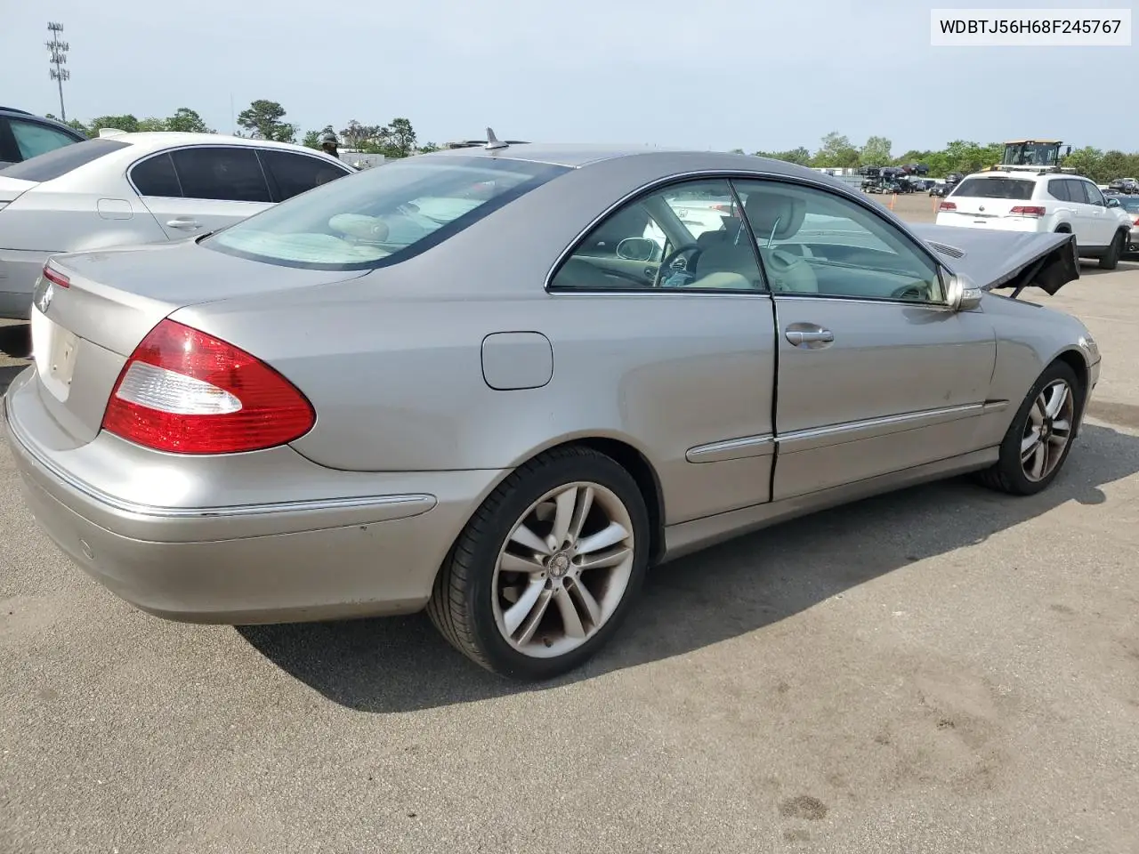 2008 Mercedes-Benz Clk 350 VIN: WDBTJ56H68F245767 Lot: 59721585