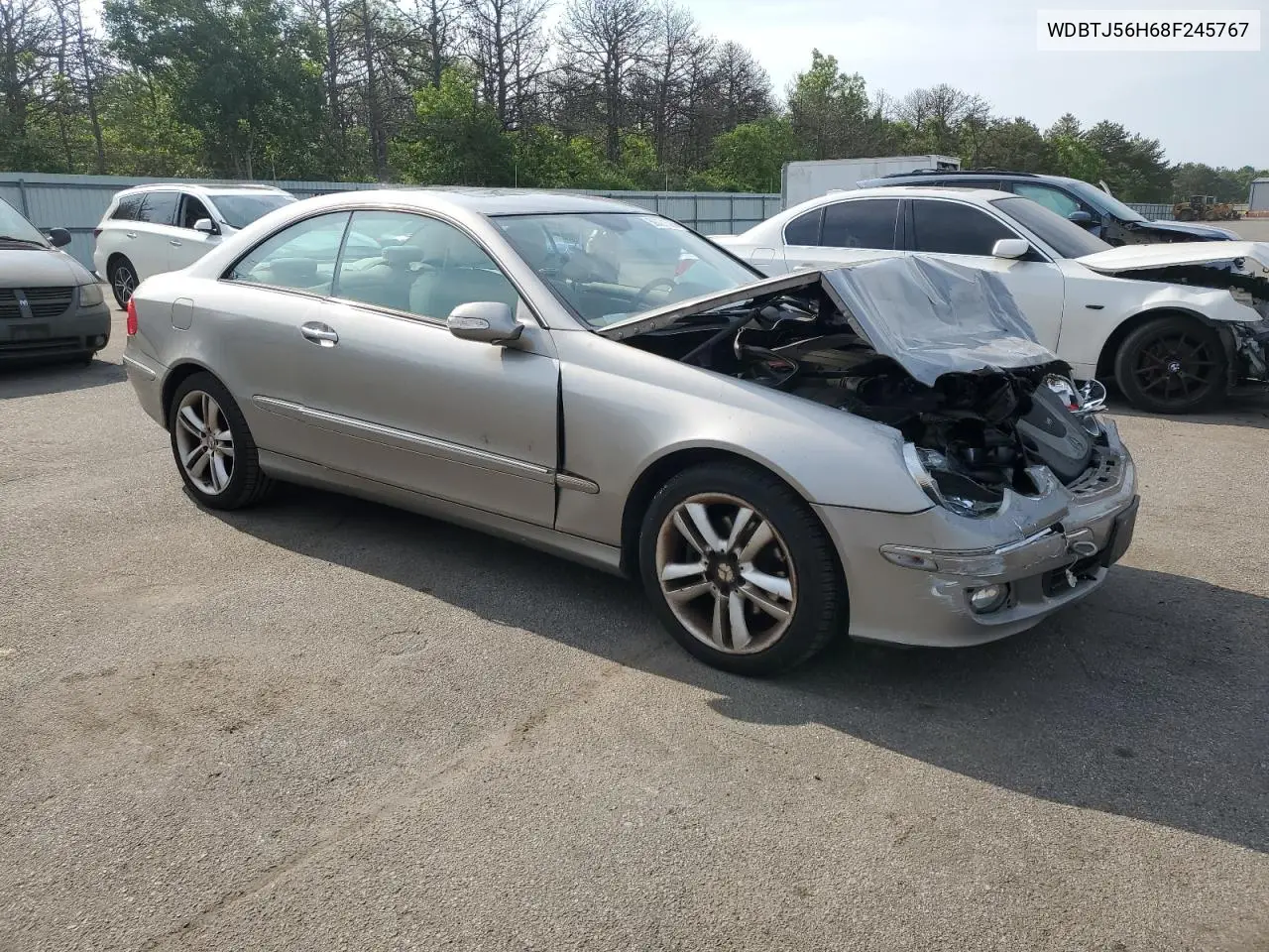 2008 Mercedes-Benz Clk 350 VIN: WDBTJ56H68F245767 Lot: 59721585