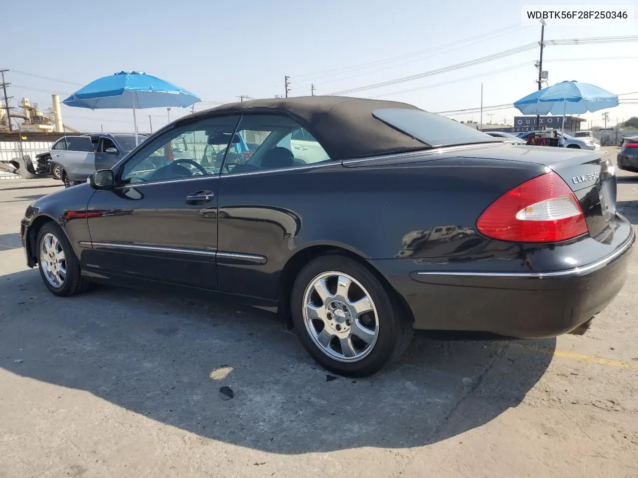 2008 Mercedes-Benz Clk 350 VIN: WDBTK56F28F250346 Lot: 60489885