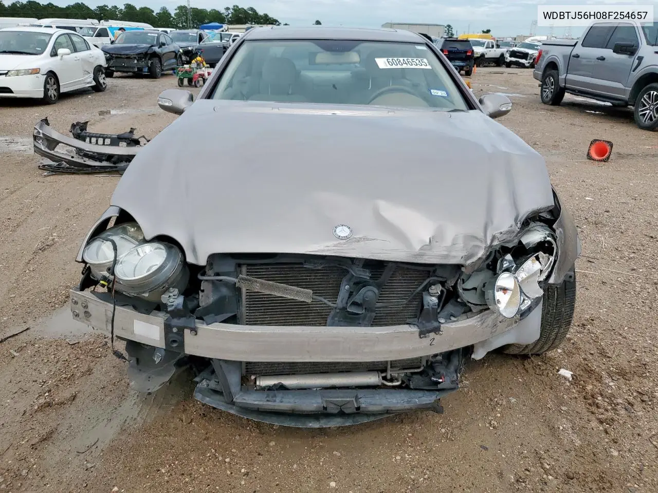 2008 Mercedes-Benz Clk 350 VIN: WDBTJ56H08F254657 Lot: 60846535