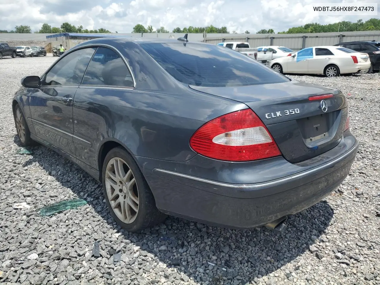 2008 Mercedes-Benz Clk 350 VIN: WDBTJ56HX8F247473 Lot: 61360455