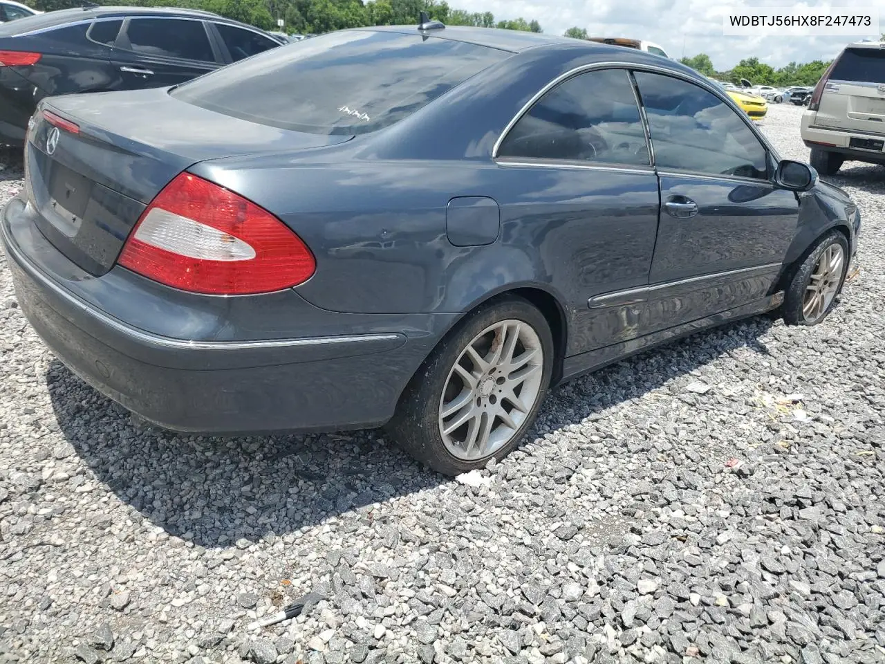 2008 Mercedes-Benz Clk 350 VIN: WDBTJ56HX8F247473 Lot: 61360455