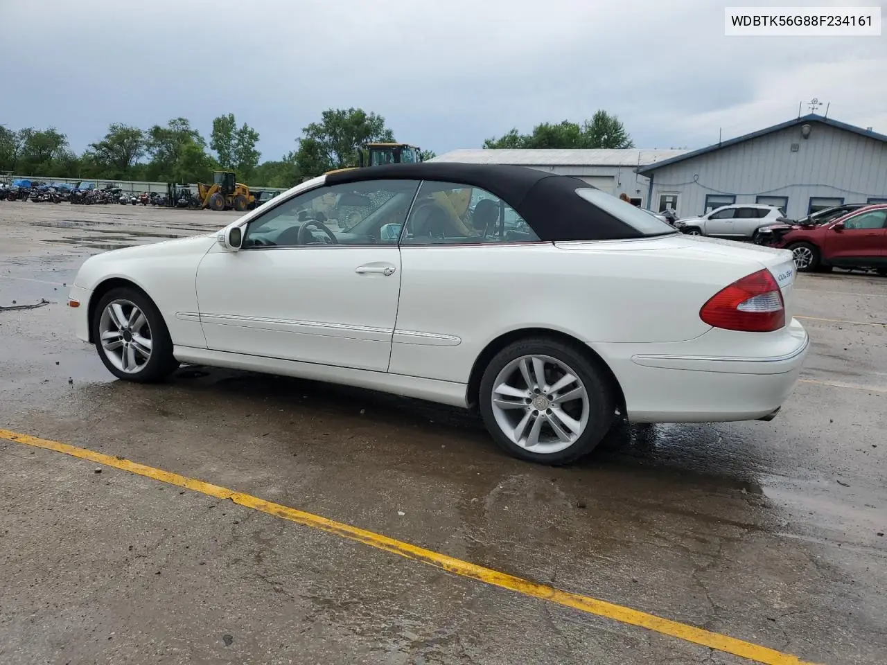 2008 Mercedes-Benz Clk 350 VIN: WDBTK56G88F234161 Lot: 61867195