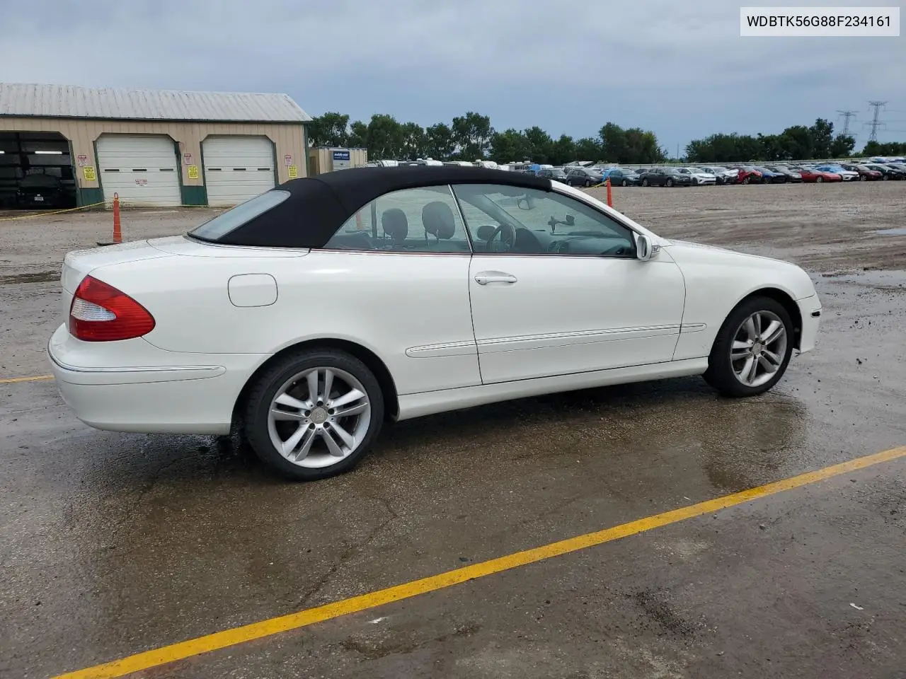 2008 Mercedes-Benz Clk 350 VIN: WDBTK56G88F234161 Lot: 61867195