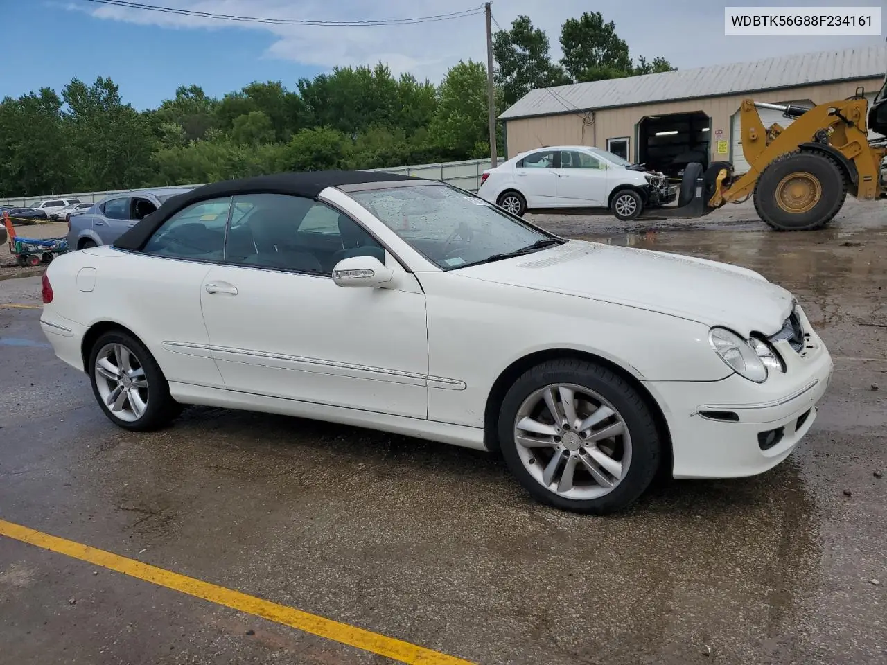 2008 Mercedes-Benz Clk 350 VIN: WDBTK56G88F234161 Lot: 61867195