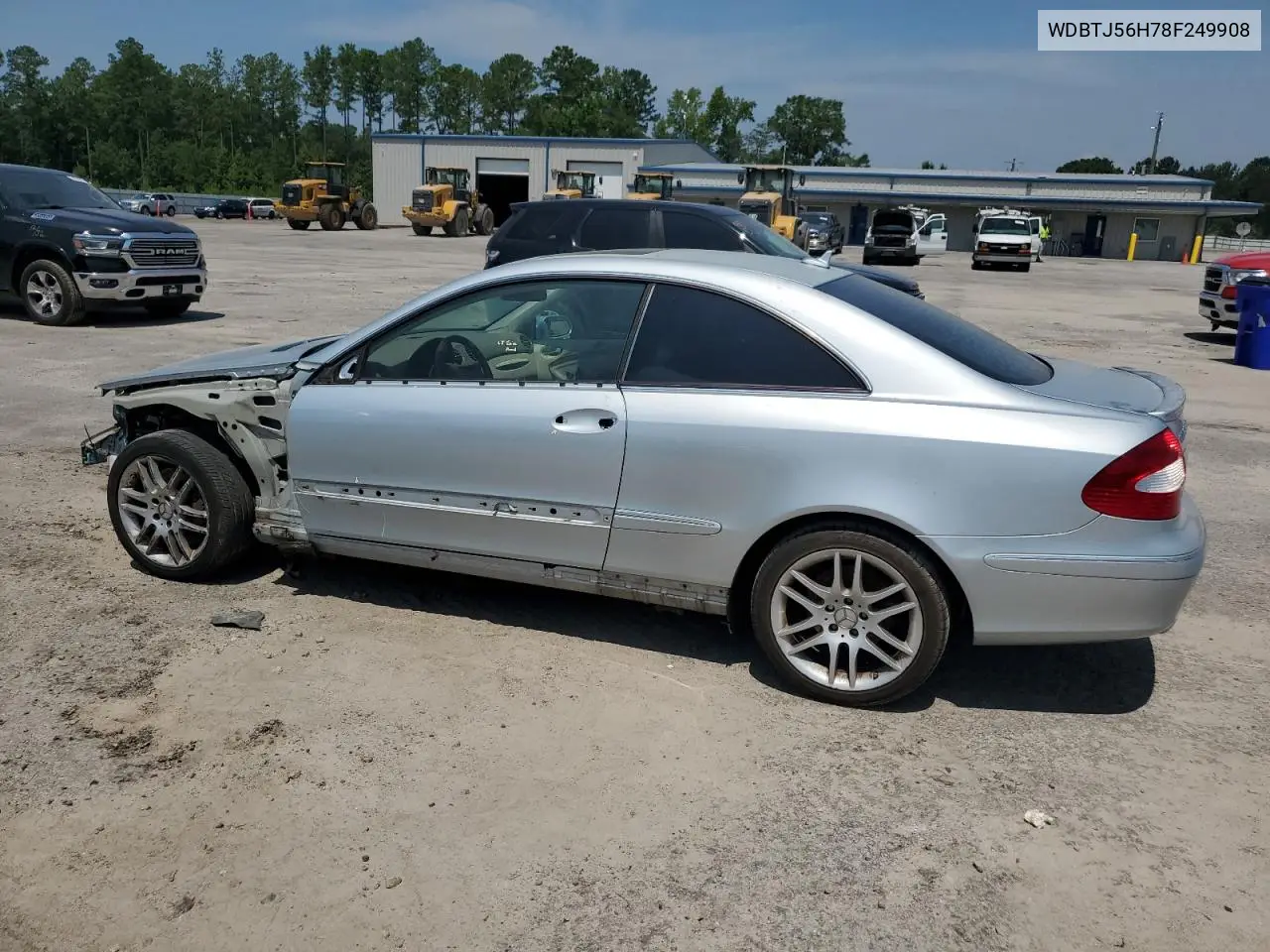 2008 Mercedes-Benz Clk 350 VIN: WDBTJ56H78F249908 Lot: 61868015