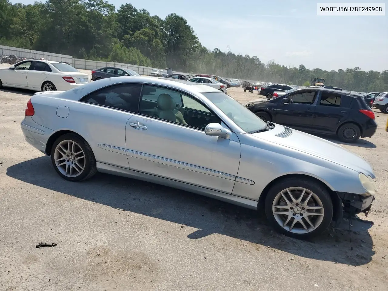 2008 Mercedes-Benz Clk 350 VIN: WDBTJ56H78F249908 Lot: 61868015