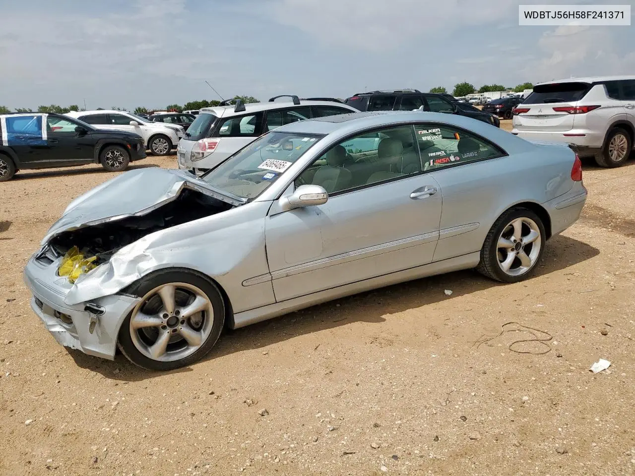 2008 Mercedes-Benz Clk 350 VIN: WDBTJ56H58F241371 Lot: 64869465