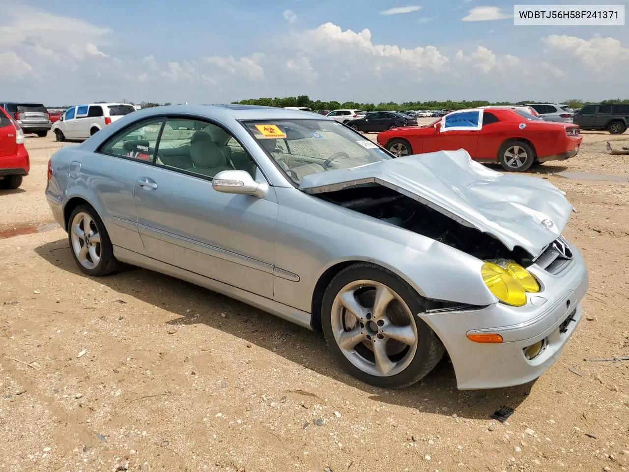 2008 Mercedes-Benz Clk 350 VIN: WDBTJ56H58F241371 Lot: 64869465
