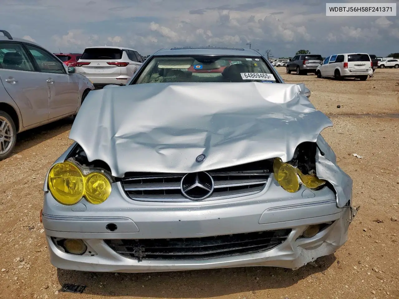 2008 Mercedes-Benz Clk 350 VIN: WDBTJ56H58F241371 Lot: 64869465