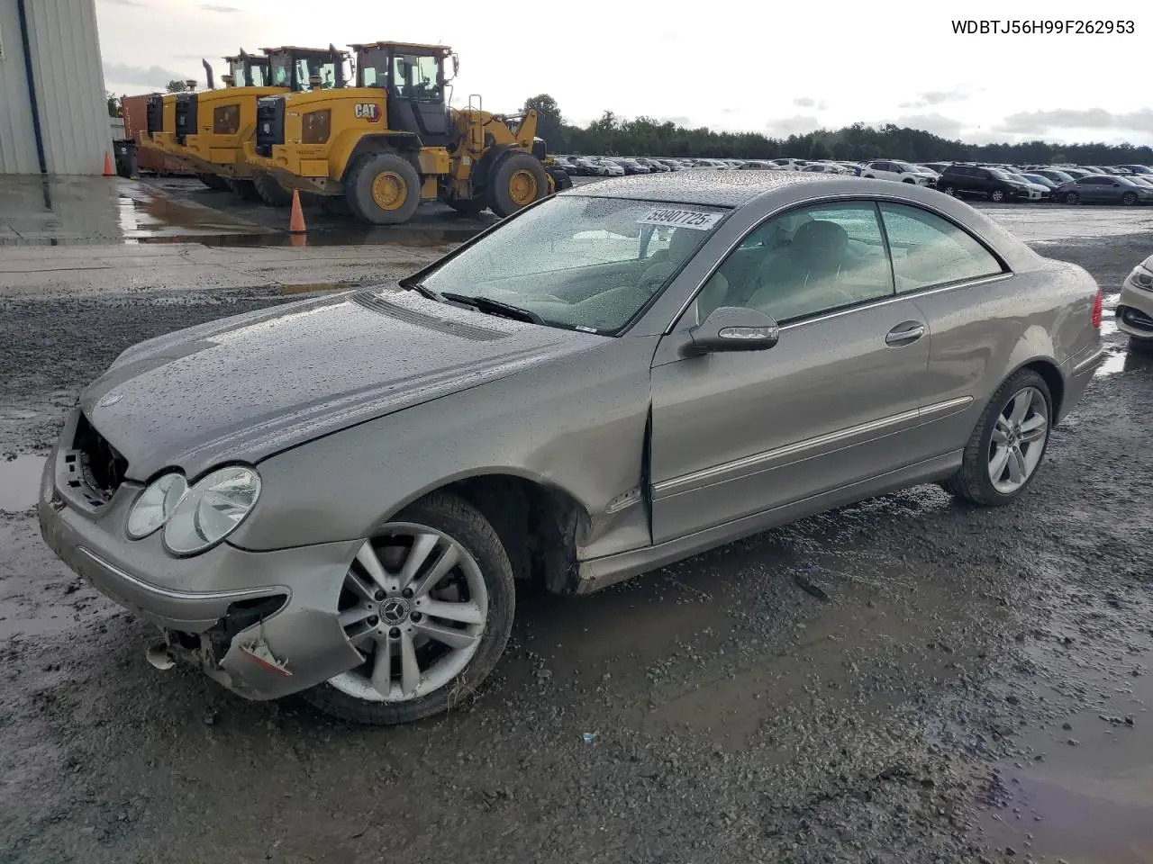 2009 Mercedes-Benz Clk 350 VIN: WDBTJ56H99F262953 Lot: 59907725