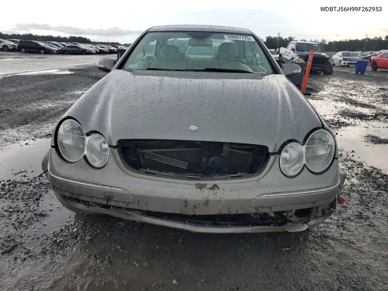 2009 Mercedes-Benz Clk 350 VIN: WDBTJ56H99F262953 Lot: 59907725