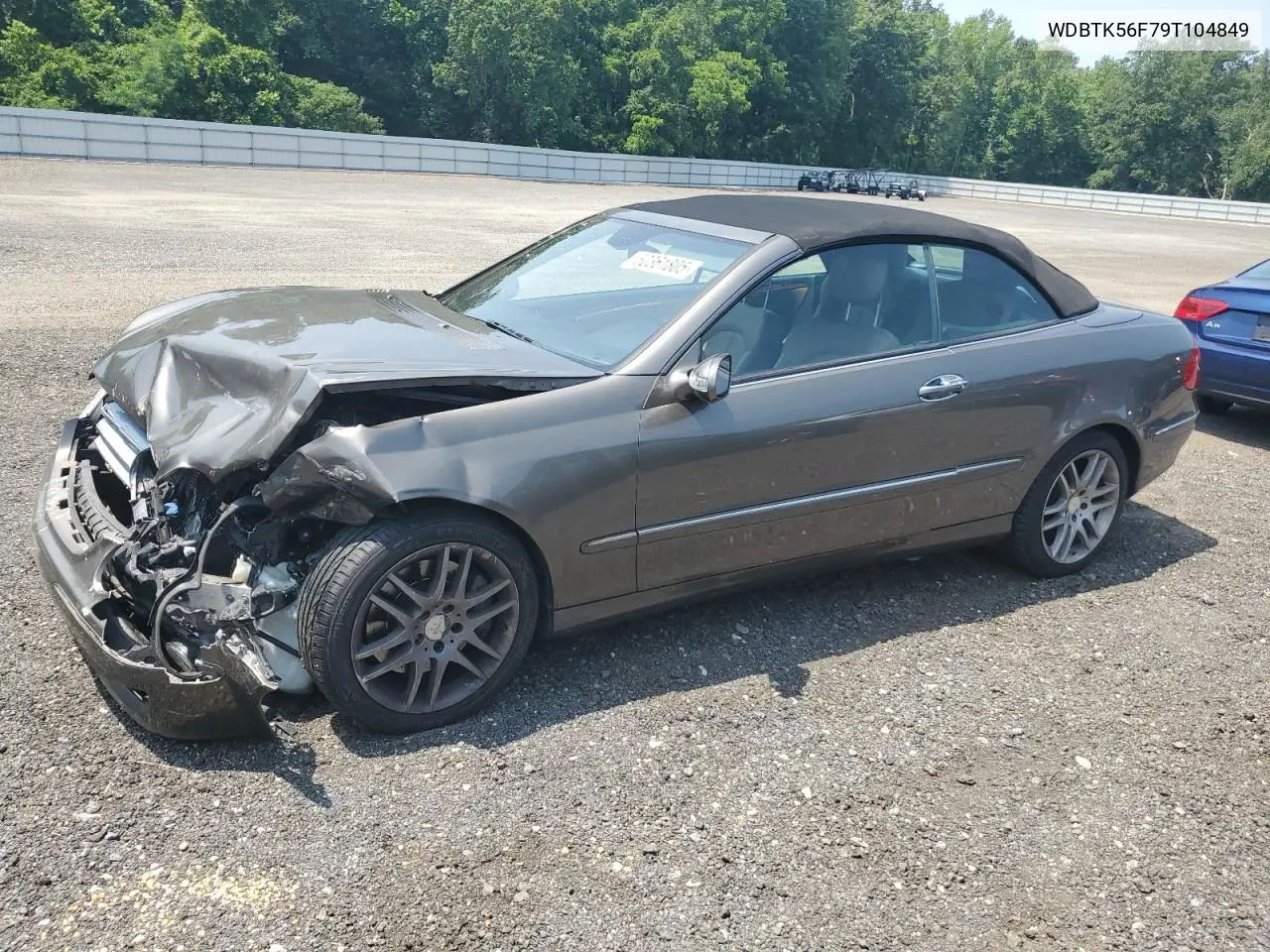 2009 Mercedes-Benz Clk 350 VIN: WDBTK56F79T104849 Lot: 60361805