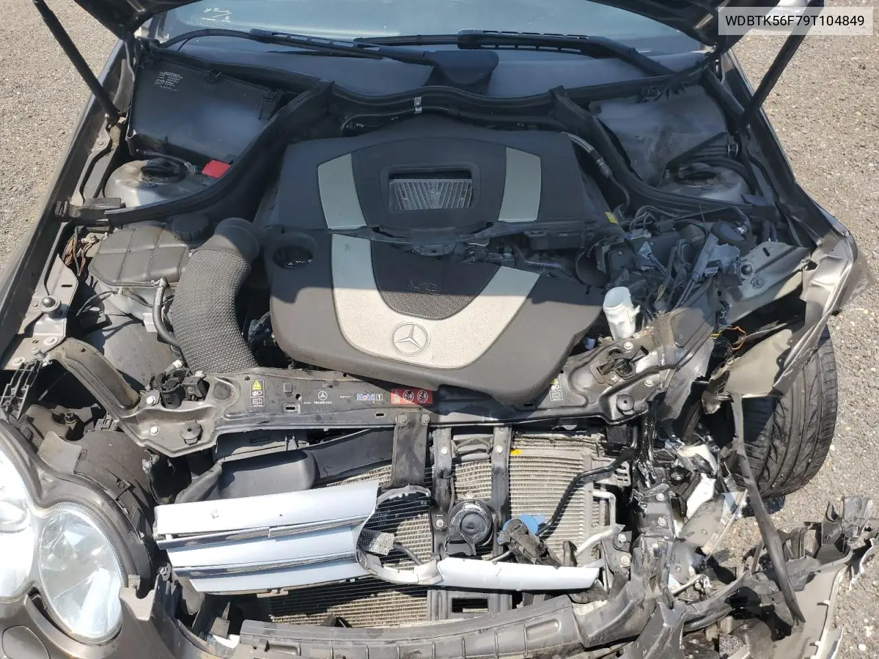 2009 Mercedes-Benz Clk 350 VIN: WDBTK56F79T104849 Lot: 60361805
