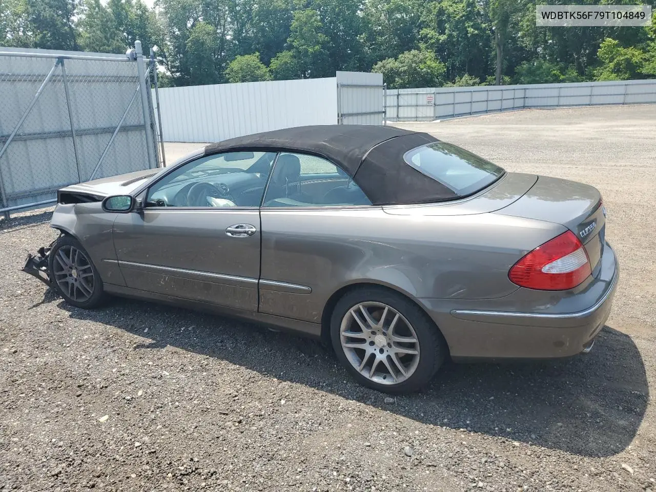 2009 Mercedes-Benz Clk 350 VIN: WDBTK56F79T104849 Lot: 60361805